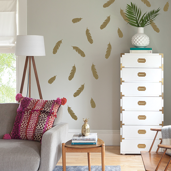 Boho Feathers Wall Decals