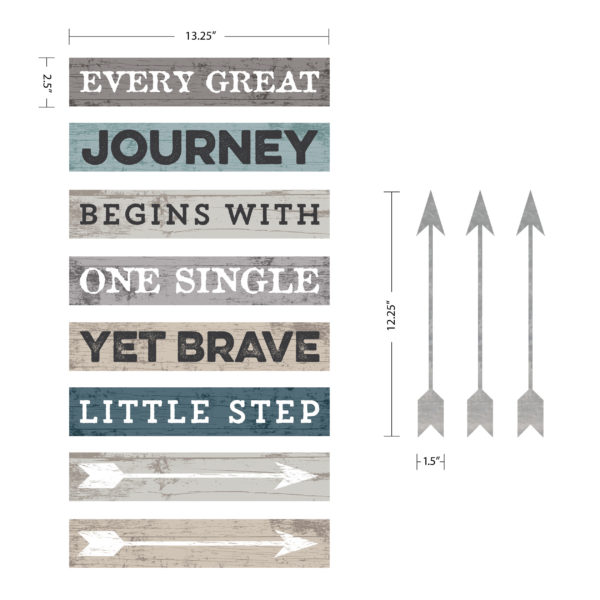 Journey Planks Dimensional Wall Decals - Image 4