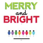 Merry and Bright Wall Decals - Image 3