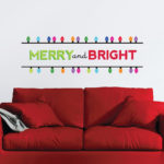 Merry and Bright Wall Decals