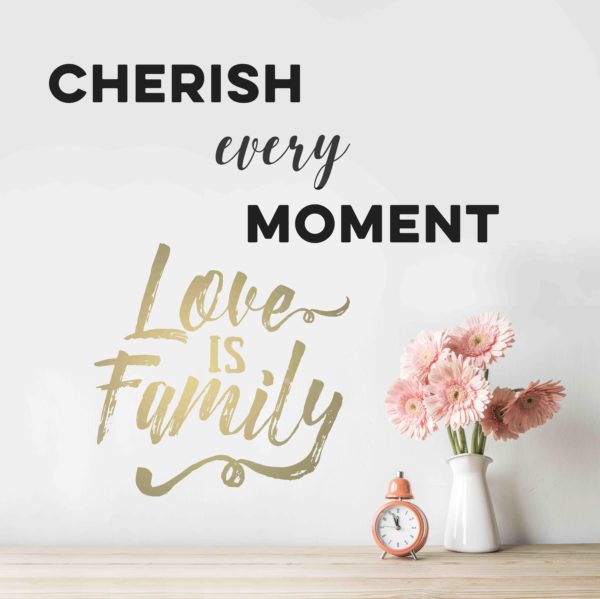 Love is Family Jumbo Wall Decals - Image 3