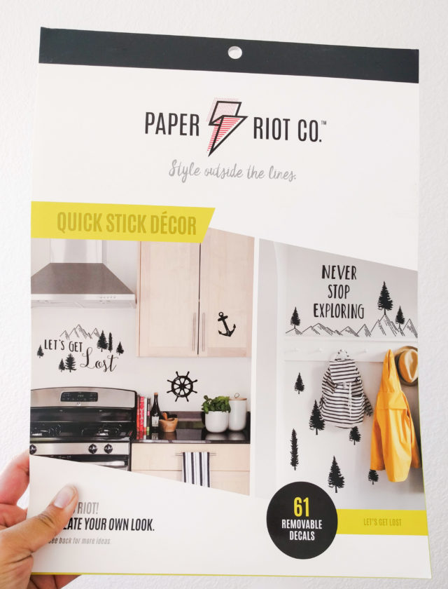 Paper Riot Co. Let's Get Lost Wall Decals