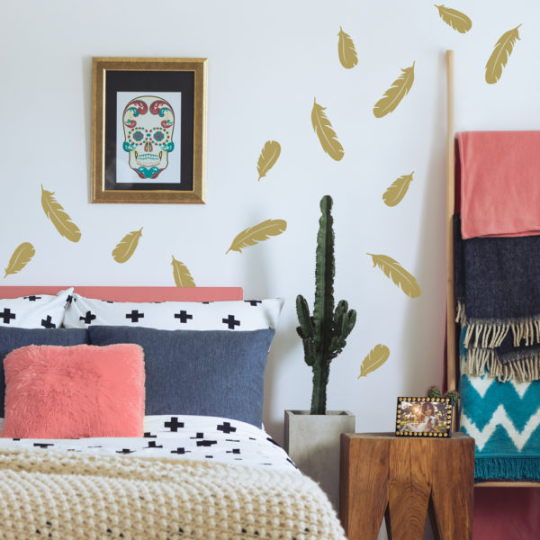 Boho Feathers Wall Decals - Image 3