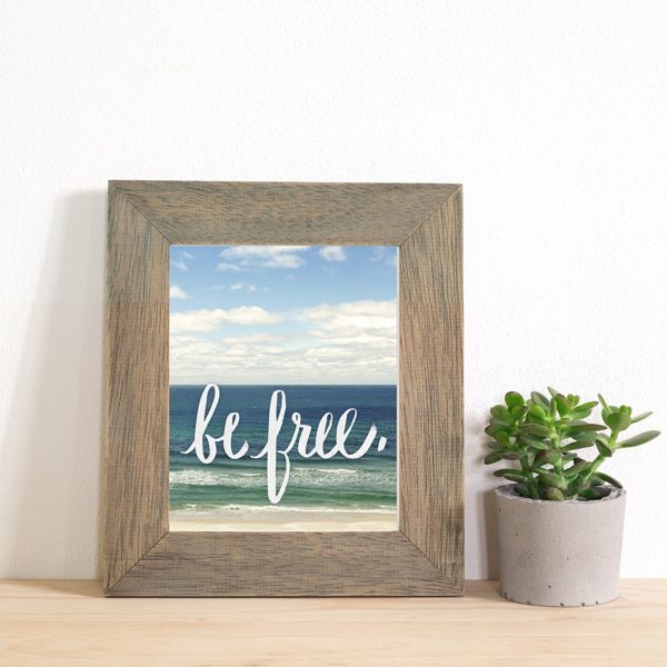 8x10 Art Print - Be Free Beach Landscape