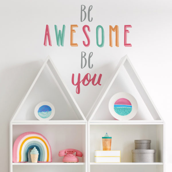 Be Bright Be Happy Wall Decal