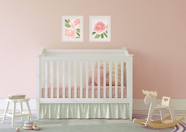 Two 8x10 Prints - Pink Blooming Peony